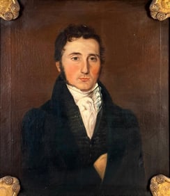 American School Portrait of a Gentleman, 19thc.