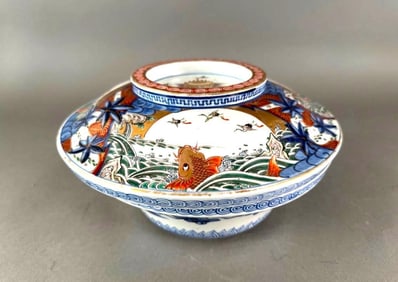 Japanese Arita Ware Covered Bowl