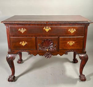 American Chippendale Mahogany Chest