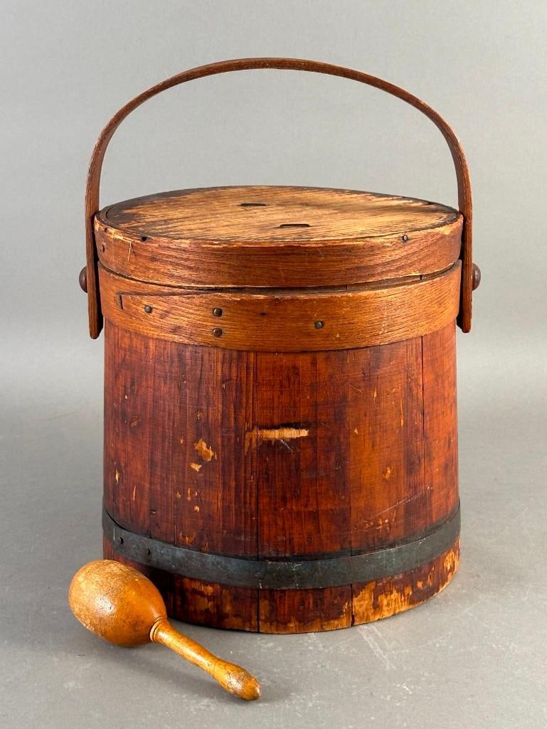 American Pine Firkin 19thc. (1 of 5)