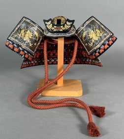 Japanese Model of a Samurai Kabuto Helmet, Modern