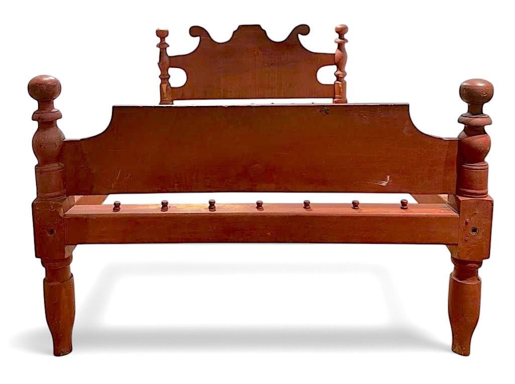 American Country Painted Rope Bed (1 of 8)