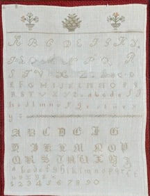 Antique Schoolgirl Sampler
