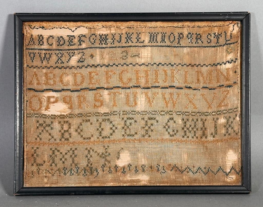 Antique American Schoolgirl Sampler (1 of 4)
