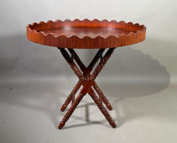Philipine Tray Table on Stand, Contemporary