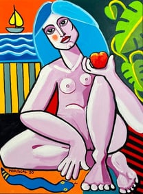 Javier Mariscal, "Eva" Original Painting