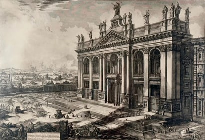 After Giovanni B. Piranesi, "Veduta della Vasta Facciata della Basilica di S. Giovanni Laterano"