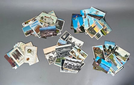 Lot of Assorted Vintage Travel Postcards