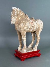 Chinese Tang Dynasty Pottery Model of a Horse