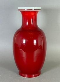 Chinese Oxblood Glaze Vase