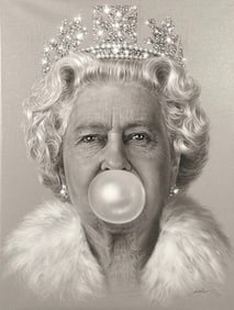 Michael Moebius Giclee, "The Queen Bubblegum"