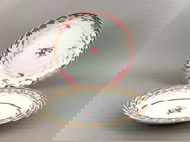 Two Chinese Export Porcelain Dishes, Late 18th-Early 19thc.
