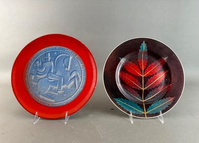 Two Waylande Gregory Ceramic Plates