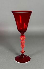 Vintage Italian Glass Chalice