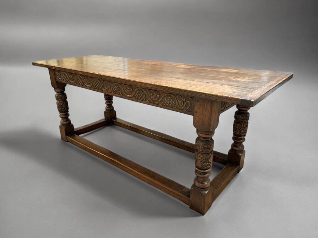 Jacobean Style Refectory Table (1 of 7)