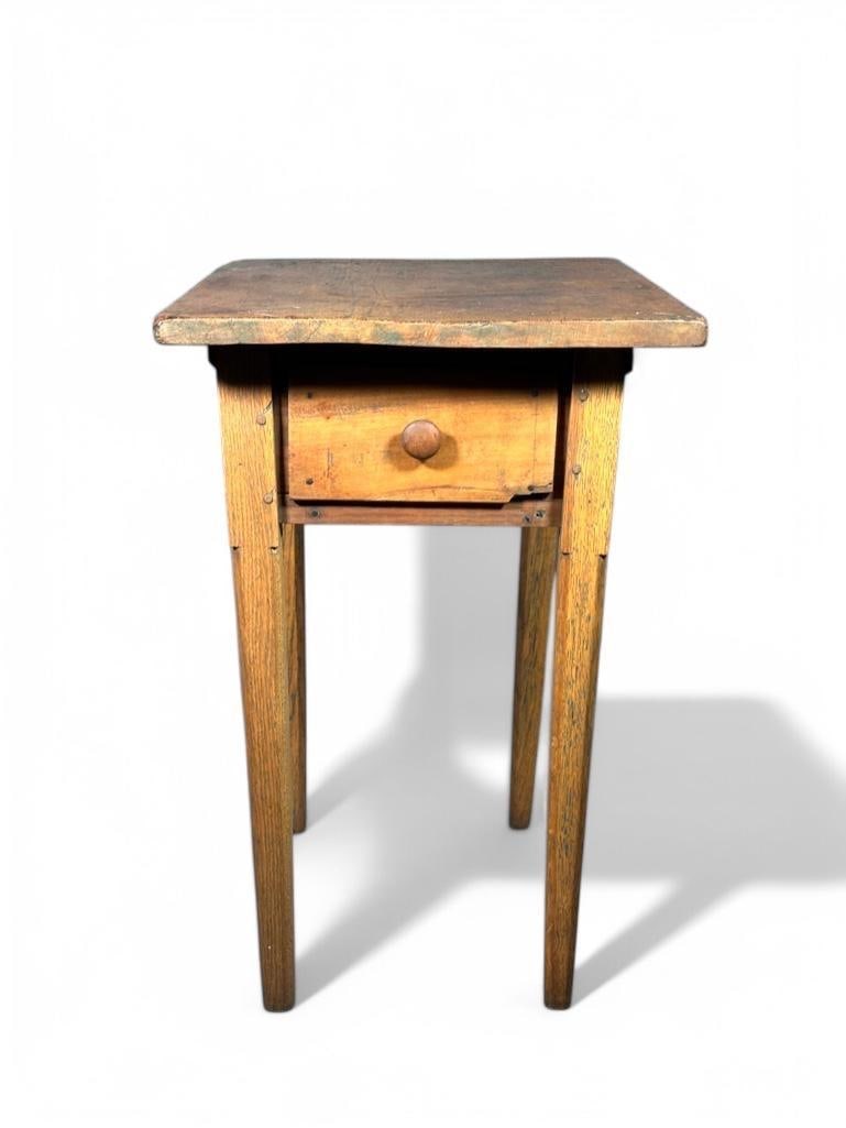 American Pine One Drawer Stand, 19thc. (1 of 11)