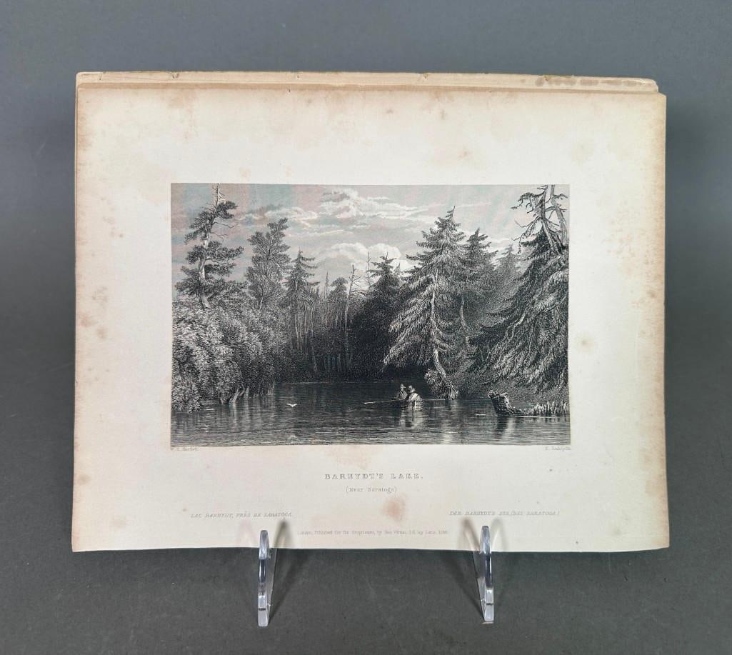 W.H. Bartlett, Twenty-Four 19thc. Engravings of American Scenery (1 of 5)