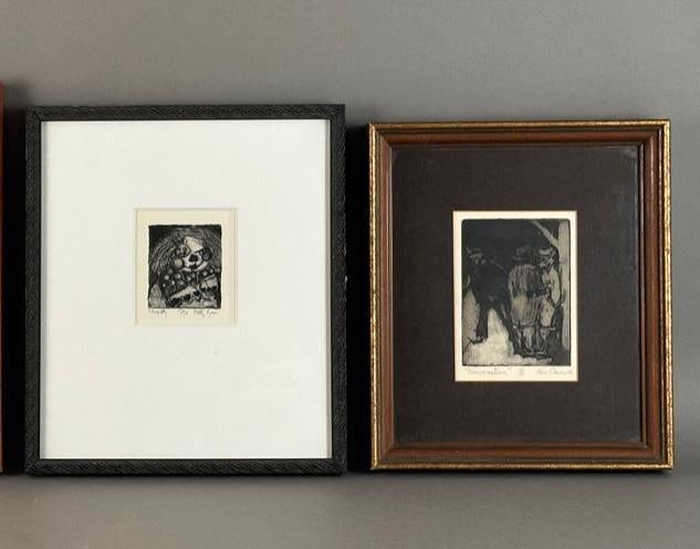 Two Small Etchings by Two Artists (1 of 10)