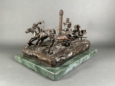 Bronze After Vasily Grachav, "The Mile Post Troika"
