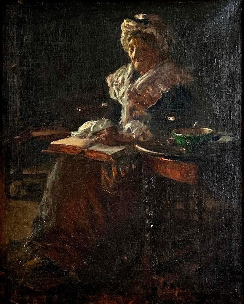 Arthur Wright Barrington Oil, A Quiet Moment (1 of 10)