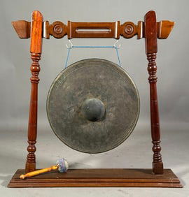 Asian Gong on Stand