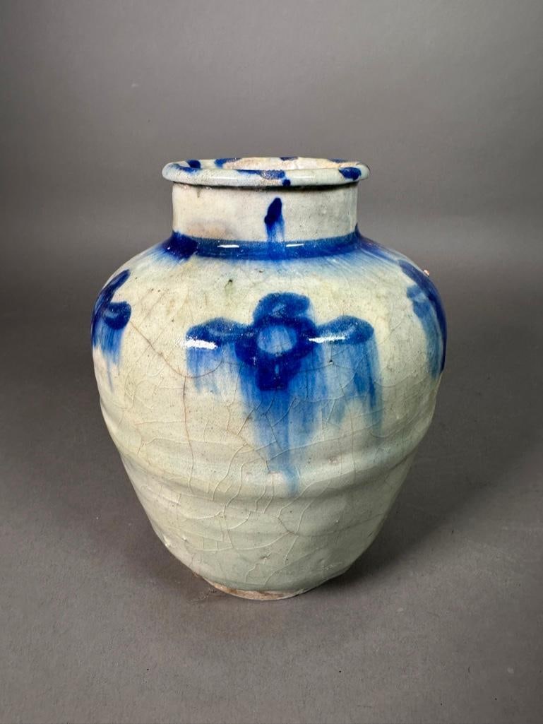 Persian Glazed Pottery Vase (1 of 3)