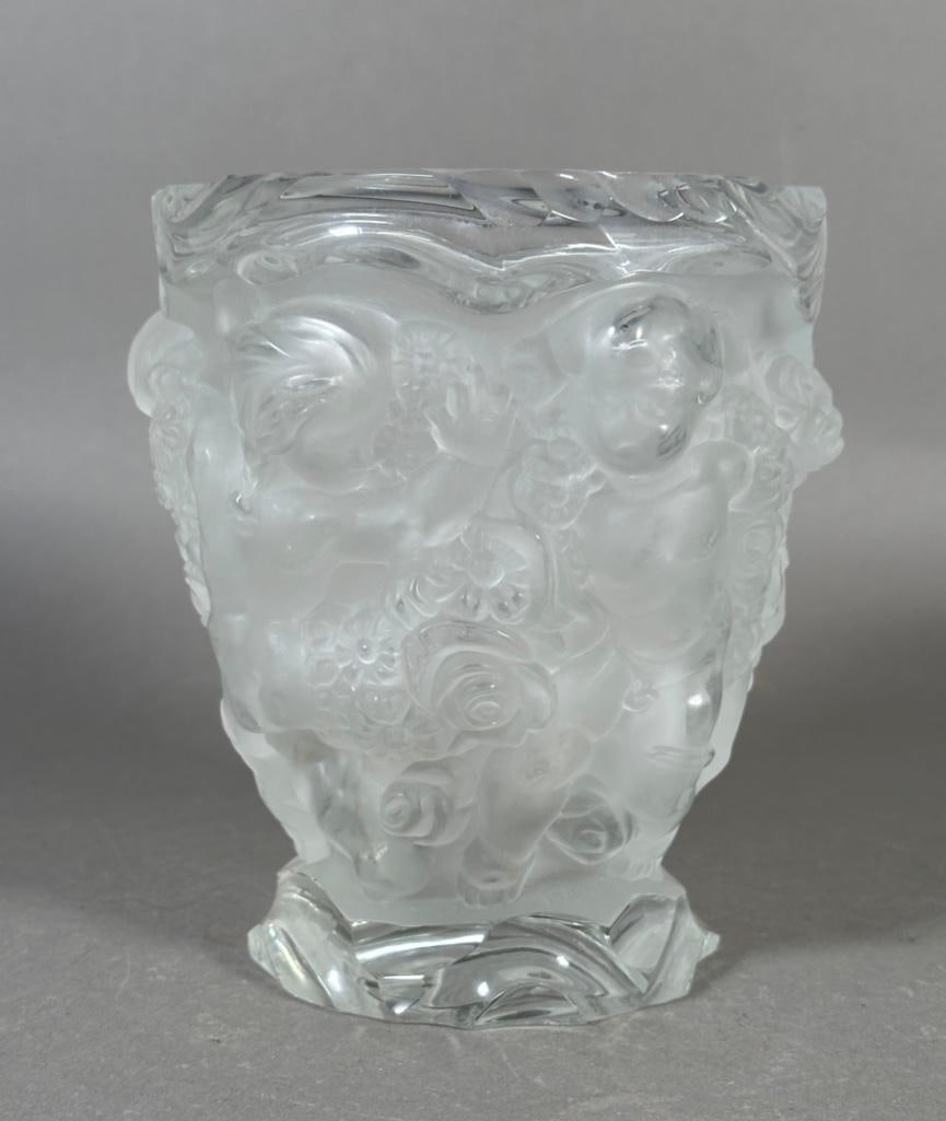 After Lalique Frosted Glass Vase (1 of 8)