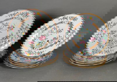 Ten English Ironstone Plates