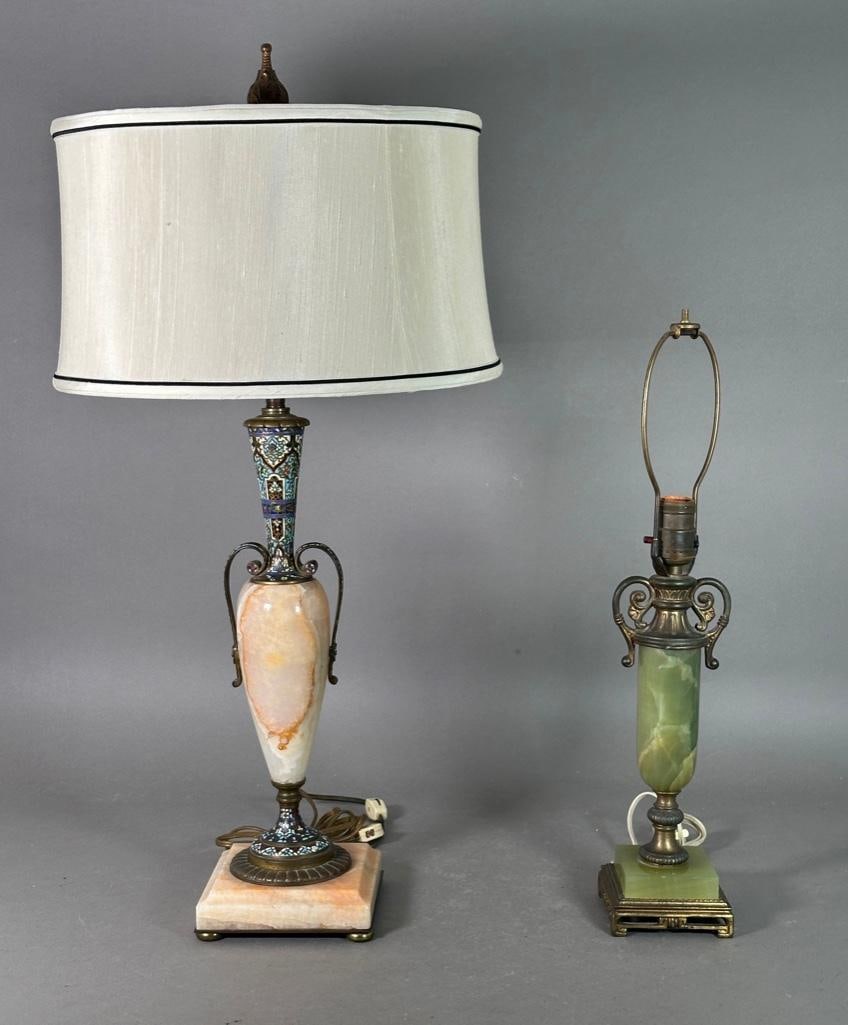Two Onyx Table Lamps (1 of 12)