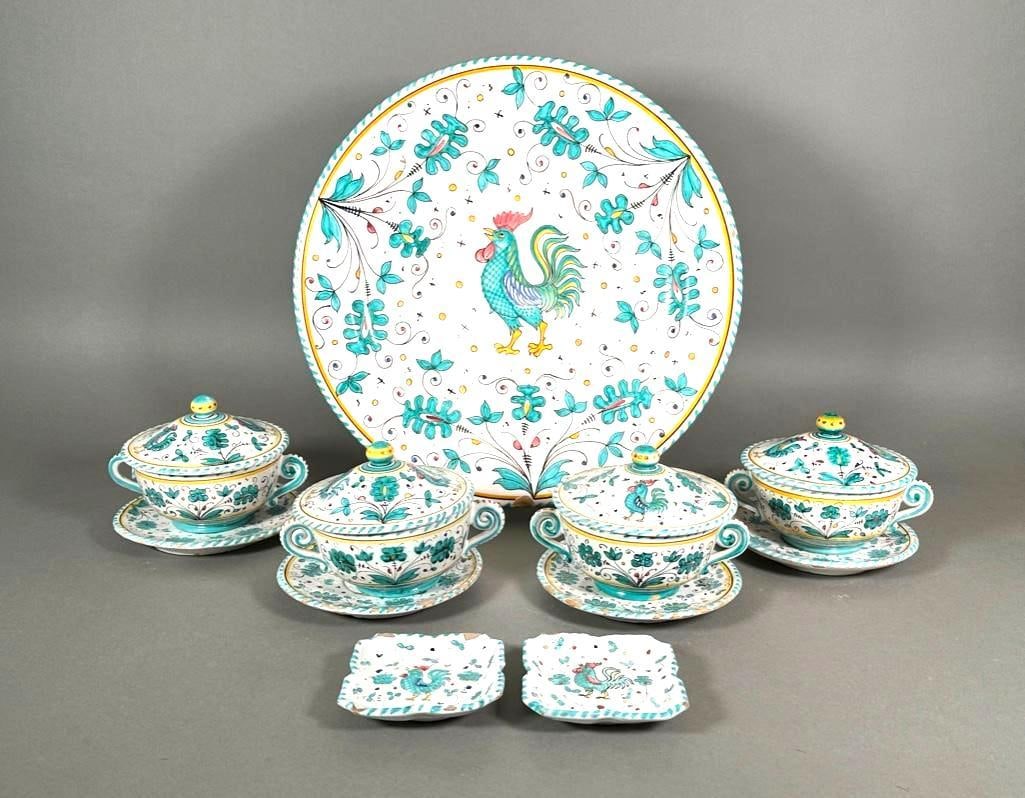 Italian Majolica Serving Pieces, 20thc. (1 of 6)