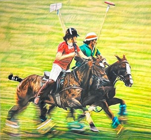 Ralph Woehrman Polo Pastel "Rutland # 3"