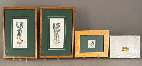 Four Food Related Etchings