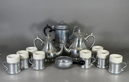 Lot of Assorted Pewter and Other Items