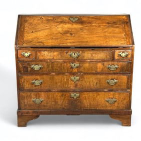 Georgian Mahogany Fall Front Desk, 18thc.