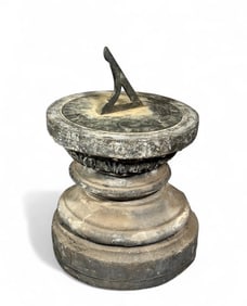 Antique English Lead and Bronze Sundial, 17th-18thc.
