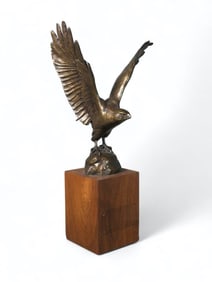 Emily Parkman Bronze Figure, Eagle