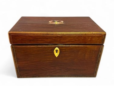 English Georgian Tea Caddy, 18thc.