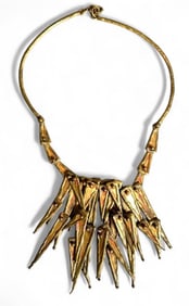 Pal Kepenyes Brass Kinetic Necklace