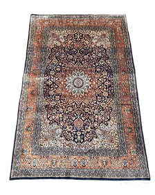 Persian Wool Carpet, Tabriz, 7'3 x 4'7"