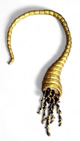 Pal Kepenyes Brass Cornucopia Collar Neck Piece