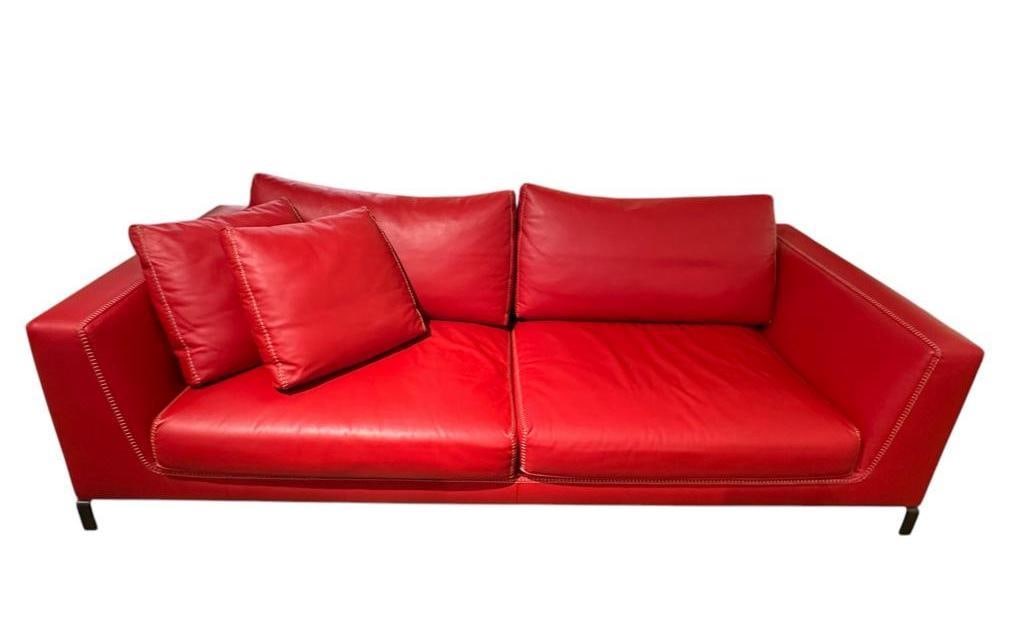 B & B Italia Ray Leather Upholstered Sofa (1 of 12)