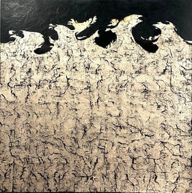 Clarence Van Duzer Mixed Media, "The Sea"