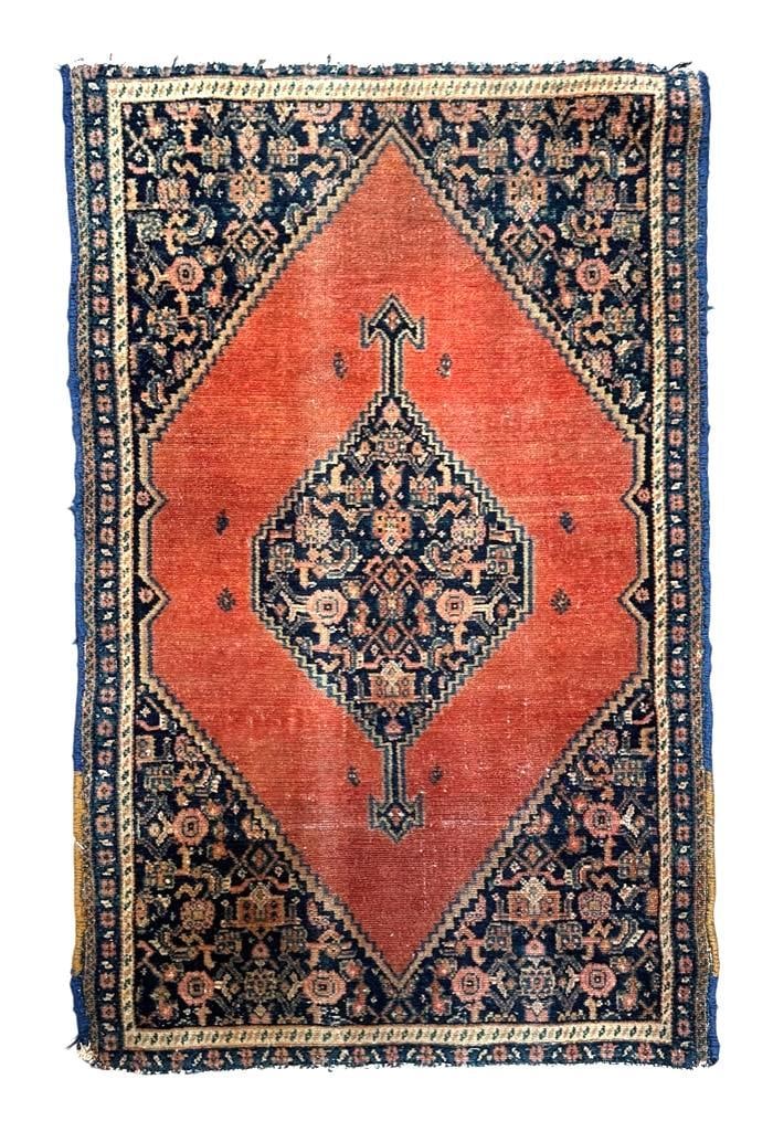 Persian Wool Carpet, Tabriz Mat, 2'1 x 3'2 (1 of 5)