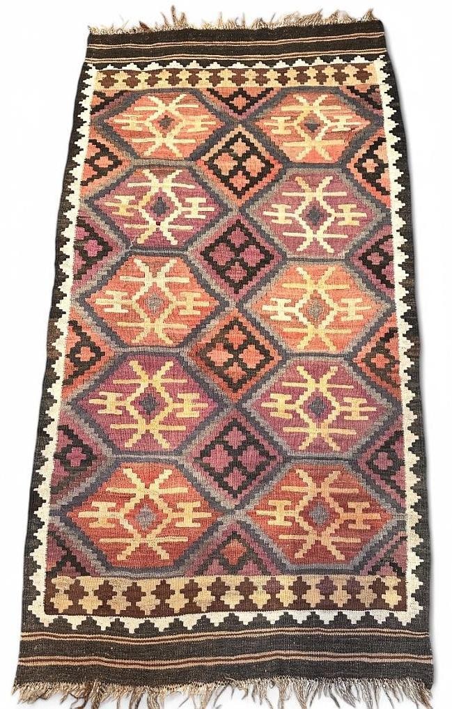 Turkish Wool Kilim, 3'5 x 6'5 (1 of 8)