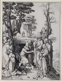 ca. 1508 "The Raising of Lazarus", After Lucas Van Leyden