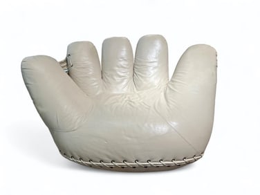 Joe Leather Baseball Glove Chair