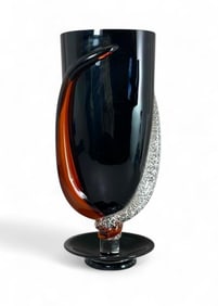 Fabiano Amadi "Vaso Perigeo," Murano Glass Vase