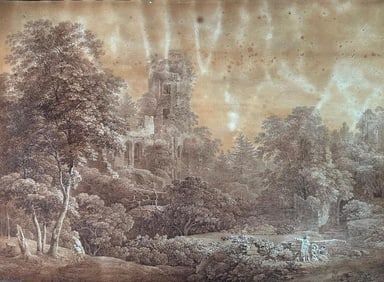 Johann Philipp Veith (German 1768-1837) 18th Century Original Landscape