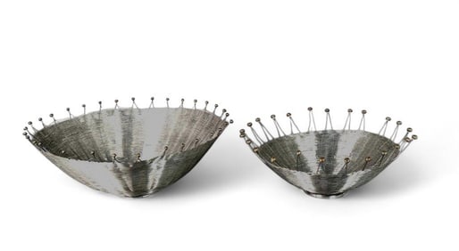 Two Michael Aram Splash Baskets, Modern