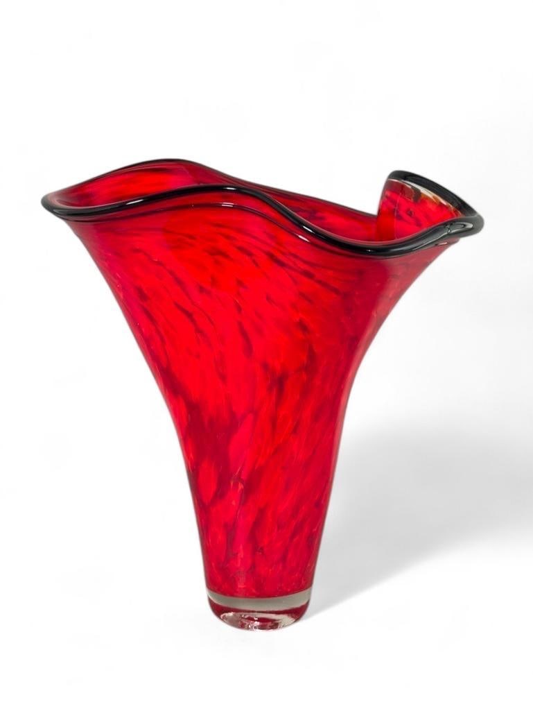 Large Mark Sigafoos Tacoma Studio Art Glass Vase (1 of 13)